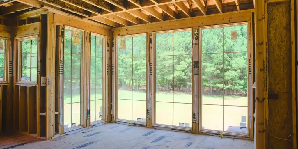 interior of Lummus home construction